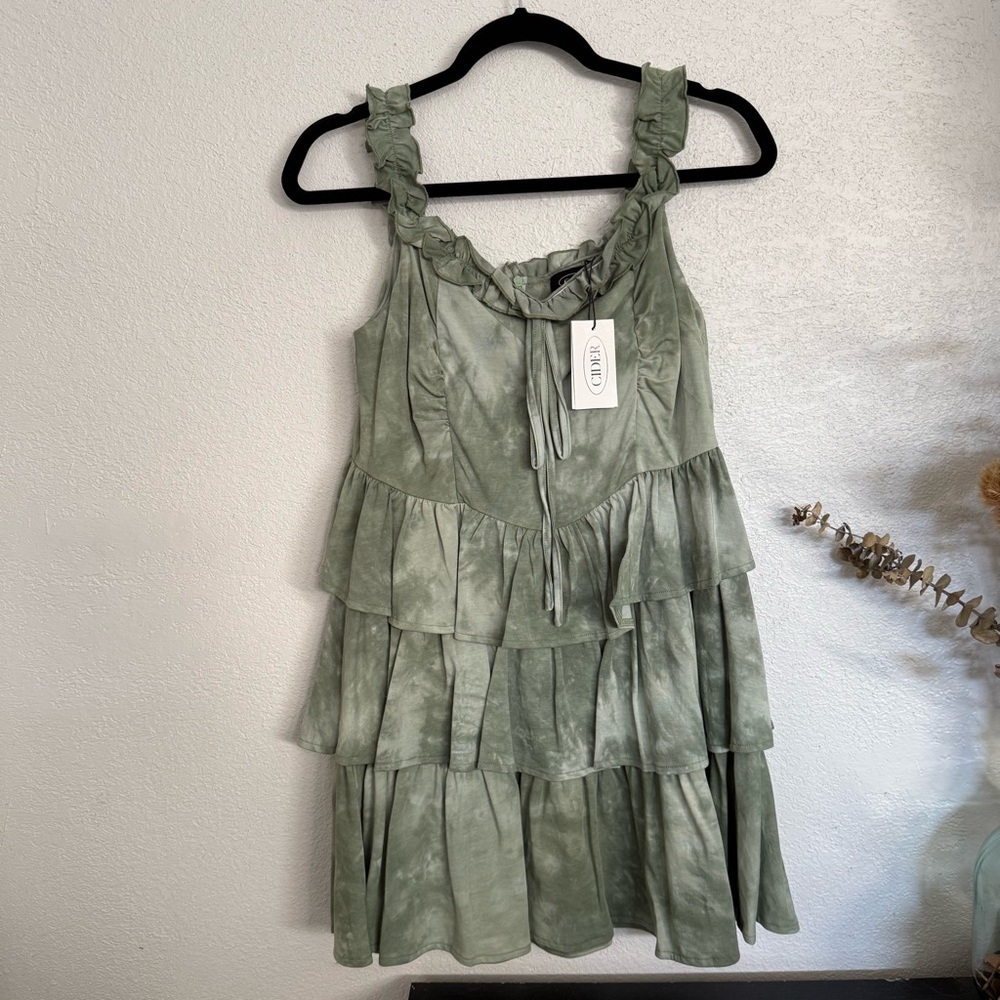 Green fairy dress